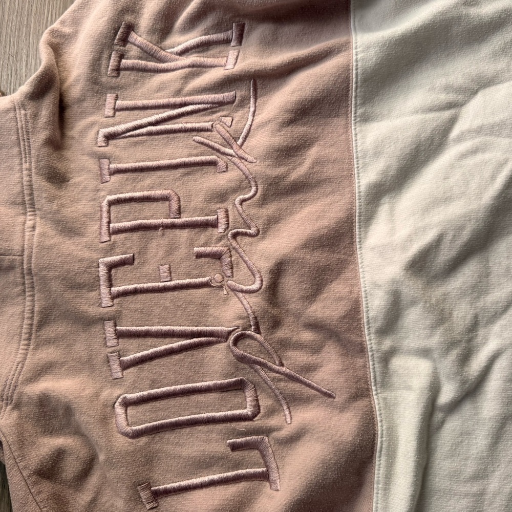 PINK Victoria's Secret Blush and Cream Hoodie - Picture 5 of 6